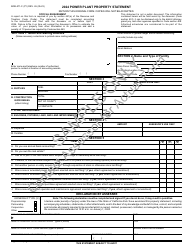 Document preview: Form BOE-571-C Power Plant Property Statement - Sample - California, 2024