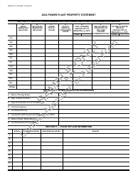 Form BOE-571-C Power Plant Property Statement - Sample - California, Page 4