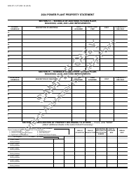 Form BOE-571-C Power Plant Property Statement - Sample - California, Page 7