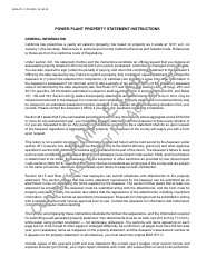 Form BOE-571-C Power Plant Property Statement - Sample - California, Page 8