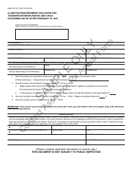 Form BOE-19-P Claim for Reassessment Exclusion for Transfer Between Parent and Child Occurring on or After February 16, 2021 - Sample - California