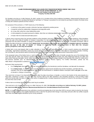 Form BOE-19-P Claim for Reassessment Exclusion for Transfer Between Parent and Child Occurring on or After February 16, 2021 - Sample - California, Page 4