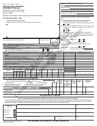 Document preview: Form BOE-571-A Agricultural Property Statement - Sample - California, 2024