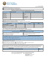 Document preview: Form BOE-529-B Petition for Nonunitary Property Reassessment - California