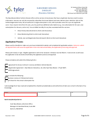 Document preview: Subscriber Services Checklist (Business Entities) - New Mexico