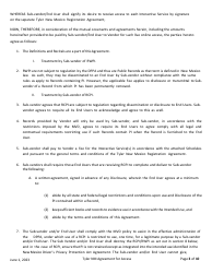 Agreement for Access to Driver&#039;s License &amp; Motor Vehicle Records - New Mexico, Page 3