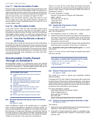 Instructions for Form TC-65 Utah Partnership/Limited Liability Partnership/Limited Liability Company Return of Income - Utah, Page 17