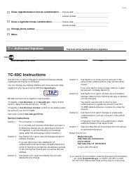 Form TC-69C Notice of Change for a Business and/or Tax Account - Utah, Page 3
