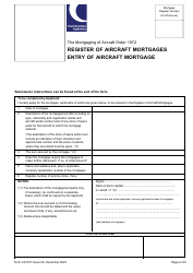 Form CA1577 Aircraft Registration Contact Page - United Kingdom, Page 2