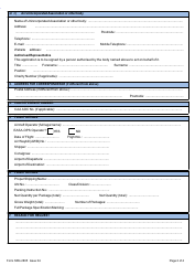 Form SRG2805 Application to Carry Dangerous Goods (Other Than Class 1) - United Kingdom, Page 2