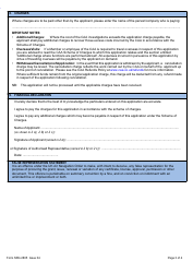 Form SRG2805 Application to Carry Dangerous Goods (Other Than Class 1) - United Kingdom, Page 3