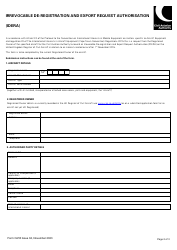 Form CA50 Aircraft Registration Contact Page - United Kingdom, Page 2