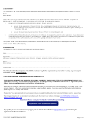 Form CA50 Aircraft Registration Contact Page - United Kingdom, Page 3