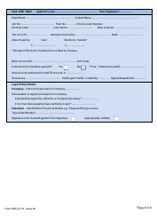 Form SRG2119 Application for Initial Accreditation or Variation to Accreditation as an Assessor of Language Proficiency in English Under UK Aircrew Regulation Part-Fcl.055 and Amc1 Fcl.055(N) - United Kingdom, Page 8