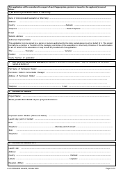 Form SRG2200 Application for a Large Rocket Permission Under Article 96 of the Air Navigation Order 2016 as Amended by the Air Navigation (Amendment) Order 2021 - United Kingdom, Page 2