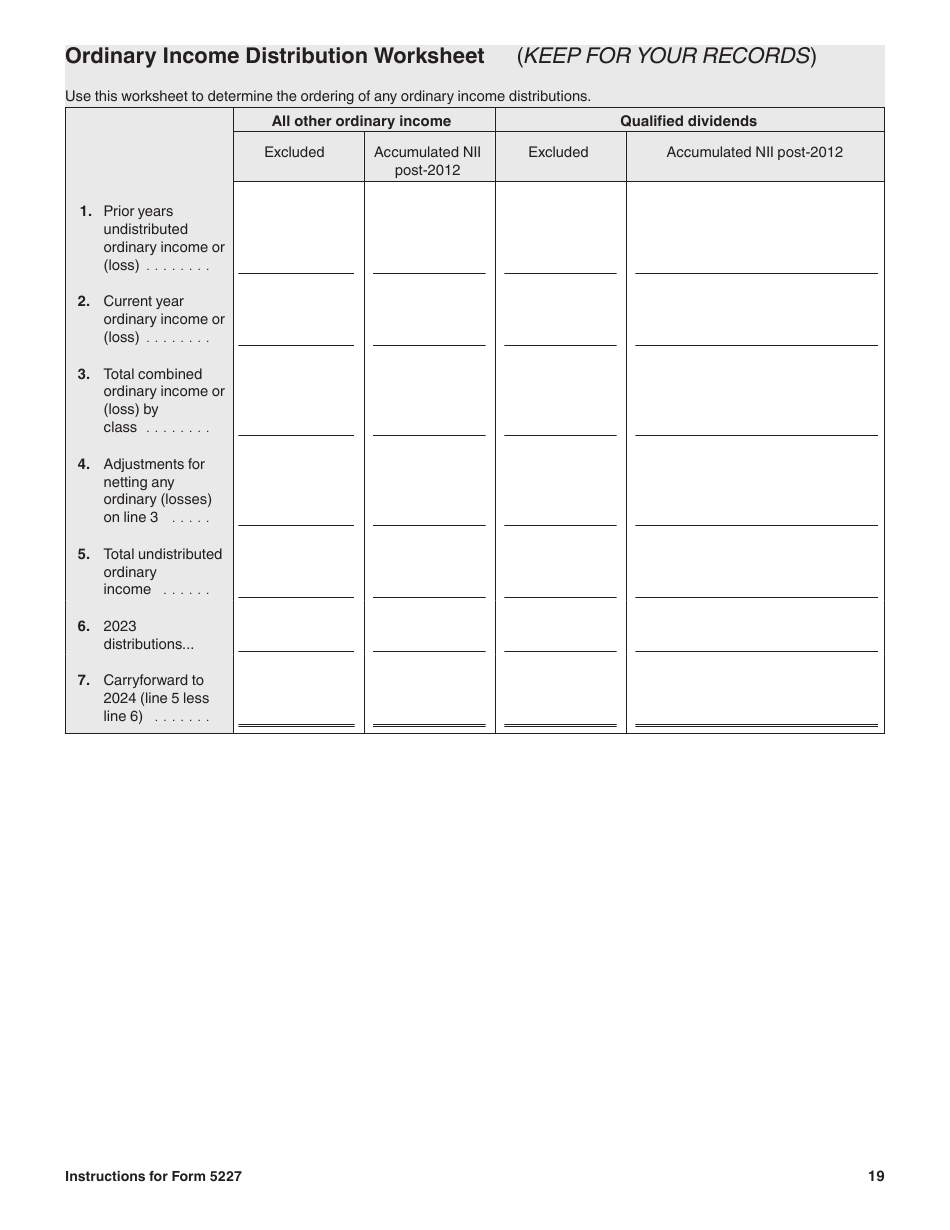 Instructions for IRS Form 5227 Split-Interest Trust Information Return, Page 19