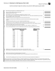 Instructions for IRS Form 2441 Child and Dependent Care Expenses, Page 7
