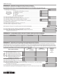Form Y-203 Yonkers Nonresident Earnings Tax Return - New York, Page 2