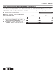 Form IT-112-C New York State Resident Credit for Taxes Paid to a Province of Canada - New York, Page 3