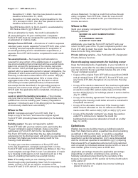 Instructions for Form DTF-625 Low-Income Housing Credit Allocation and Certification - New York, Page 2