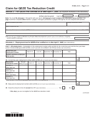 Form IT-604 Claim for Qeze Tax Reduction Credit - New York, Page 5