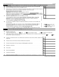 IRS Formulario 1040 (SP) Anexo C Ganancias O Perdidas De Negocios (Dueno Unico De Un Negocio) (Spanish), Page 2