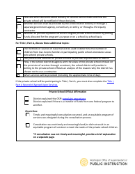 Affirmation of Consultation With Private Schools - Washington, Page 2