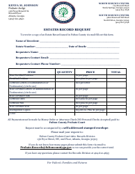 Document preview: Estates Record Request - Fulton County, Georgia (United States)