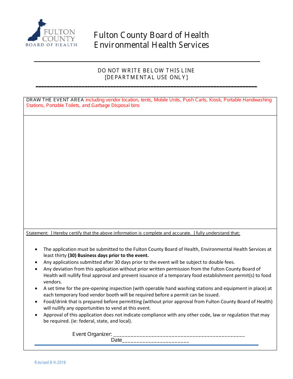 Special Events Organizer Information Packet - Fulton County, Georgia (United States), Page 6