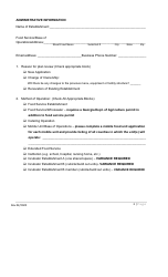 Permit Application for Food Service Establishments and Mobile/Extended Food Service Base of Operations - Georgia (United States), Page 3