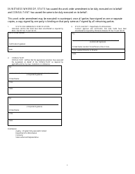 Admin Form 1051 Consultant Work Order Amendment - Minnesota, Page 3