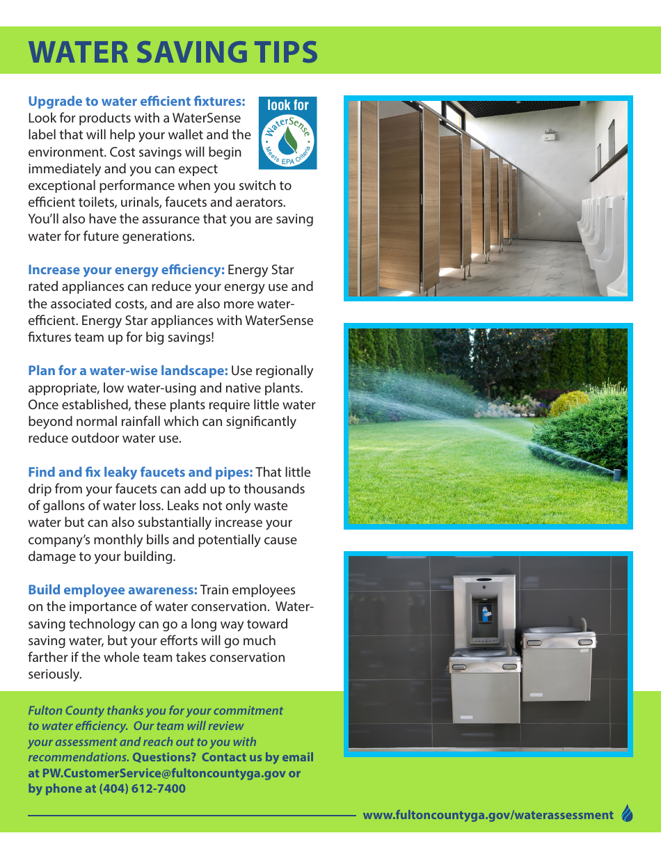 Commercial Water Use Assessment - Fulton County, Georgia (United States), Page 4