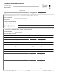 SD Form 0945 (DOT-144) Contractor&#039;s Prequalification Statement - South Dakota, Page 4