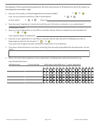 SD Form 0945 (DOT-144) Contractor&#039;s Prequalification Statement - South Dakota, Page 5