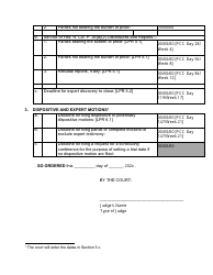 Proposed Scheduling Order - Patent Case Post-claim Construction - Utah, Page 2