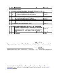 Attorney Planning Meeting Report - General Civil Case - Utah, Page 7