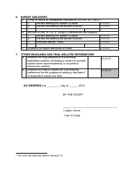 Proposed Scheduling Order - General Civil Case - Utah, Page 8