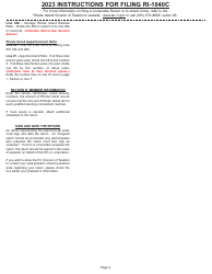 Instructions for Form RI-1040C Composite Income Tax Return Payment - Rhode Island, Page 3
