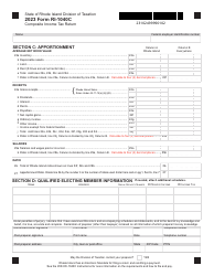 Form RI-1040C Composite Income Tax(return - Rhode Island, Page 2