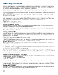 Minnesota Income Tax Withholding Instruction Booklet - Minnesota, Page 4