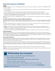 Minnesota Income Tax Withholding Instruction Booklet - Minnesota, Page 7