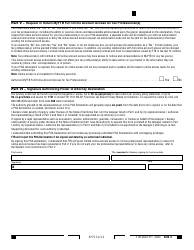 Form FTB3520-PIT Individual or Fiduciary Power of Attorney Declaration - California, Page 3