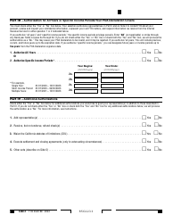 Form FTB3520-BE Business Entity or Group Nonresident Power of Attorney Declaration - California, Page 2