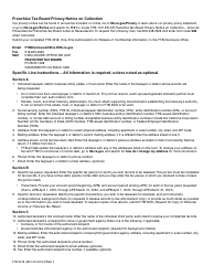 Form FTB3518 One-Time Authorization for Release of Confidential Information - California, Page 2