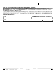 Form FTB3520-RVK Power of Attorney Declaration Revocation - California, Page 2