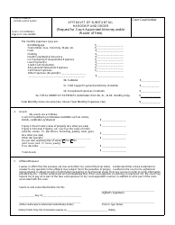 Form C-10-CRIMINAL Affidavit of Substantial Hardship and Order (Request for Court-Appointed Attorney and/or Waiver of Fees) - Alabama, Page 2