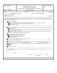 Form C-10-CRIMINAL Affidavit of Substantial Hardship and Order (Request for Court-Appointed Attorney and/or Waiver of Fees) - Alabama, Page 3