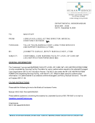 Document preview: Form MAD842 Nursing Facility Notification Form - New Mexico