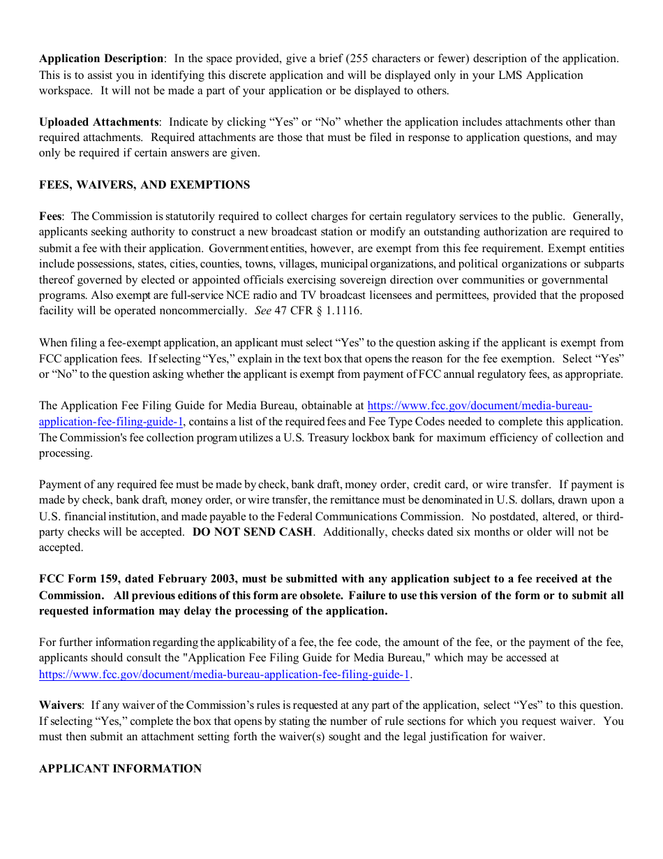 Instructions for FCC Form 2100 Schedule 302-AM Am Station License Application, Page 6