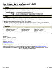 Form ELECT-501(FED) Certificate of Candidate Qualification - Federal Offices - Virginia, Page 2